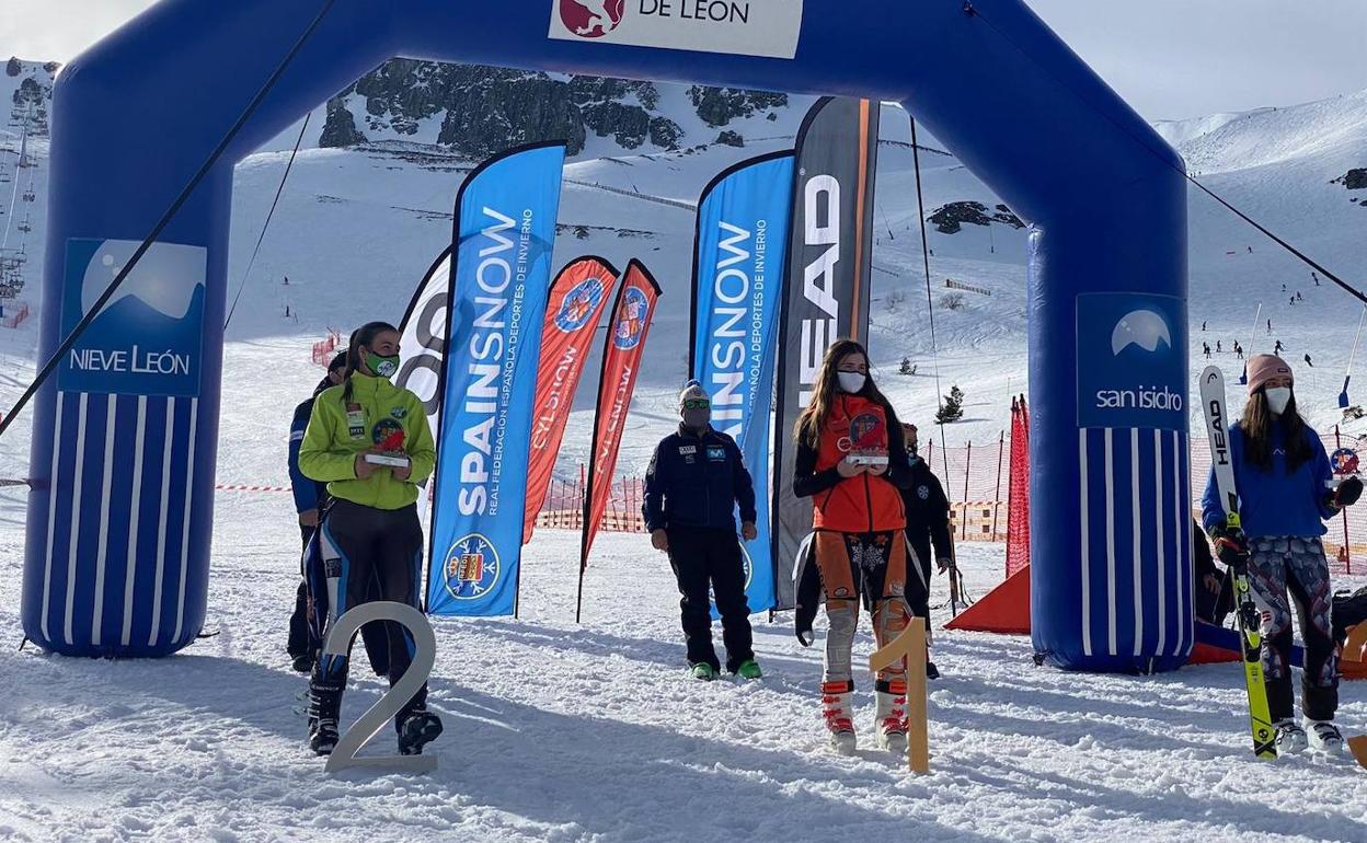 Uno de los podios de estos campeonatos.