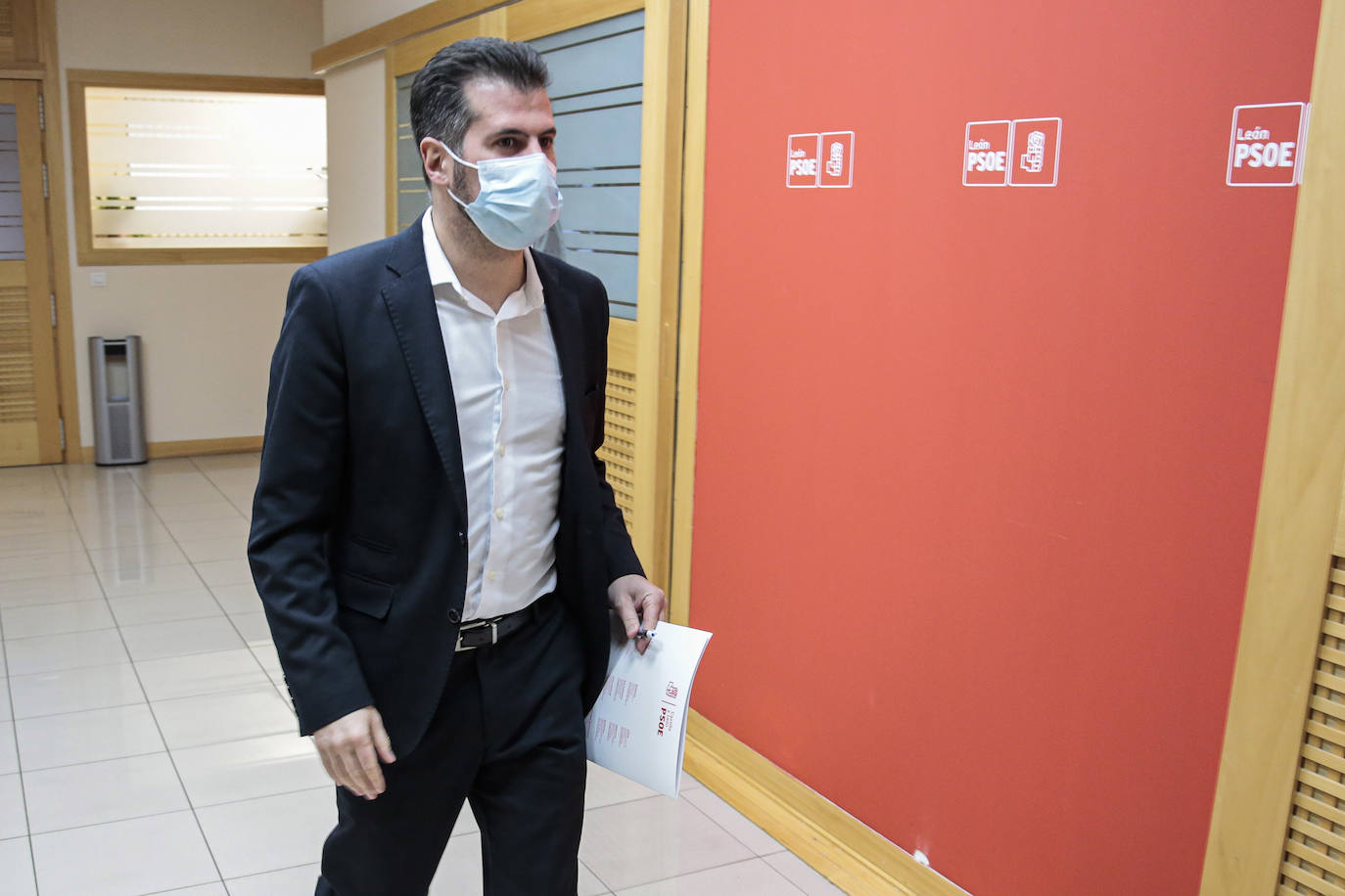 Fotos: El secretario general del PSOE en Castilla y León, Luis Tudanca