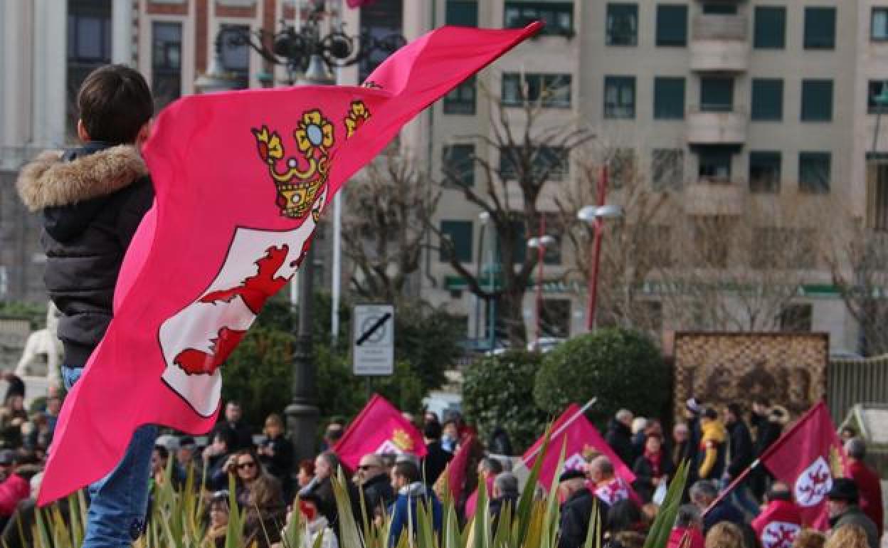 Imagen de la manifestación por el futuro de León el 16 de febrero de 2020.