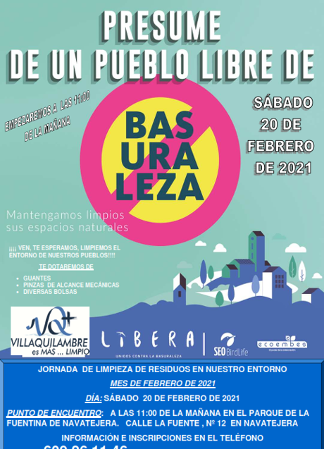 Imagen - Cartel con la información sobre la iniciativa.