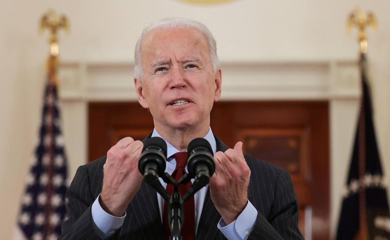 Joe Biden, en la imagen, había retrasado su contacto con Riad