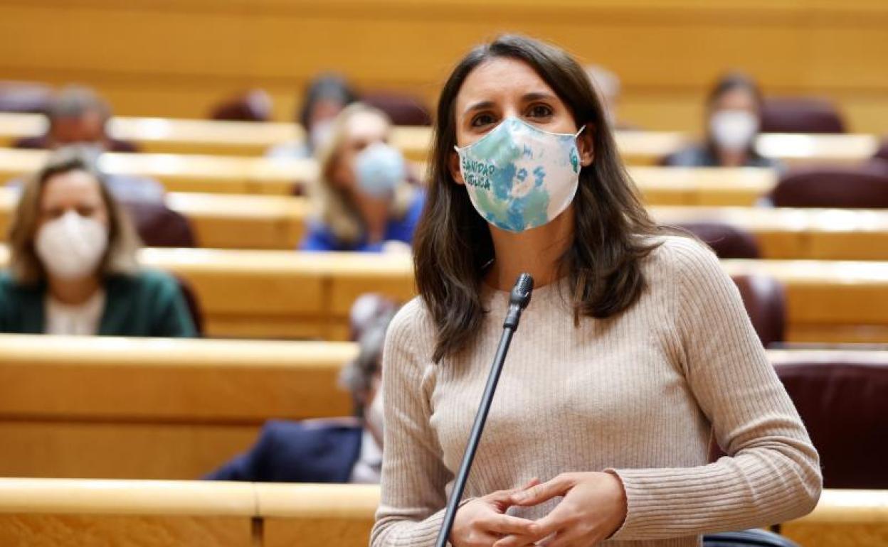 Irene Montero, ministra de Igualdad. 