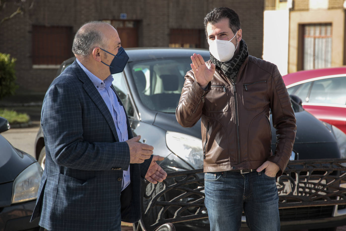 Fotos: El secretario general del PSOE de Castilla y León visita El Burgo Ranero