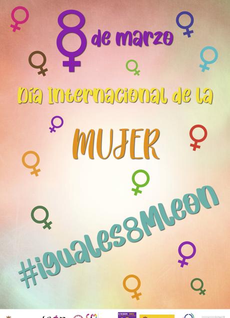 Imagen - Cartel para el Día Internacional de la Mujer del Ayuntamiento de León.