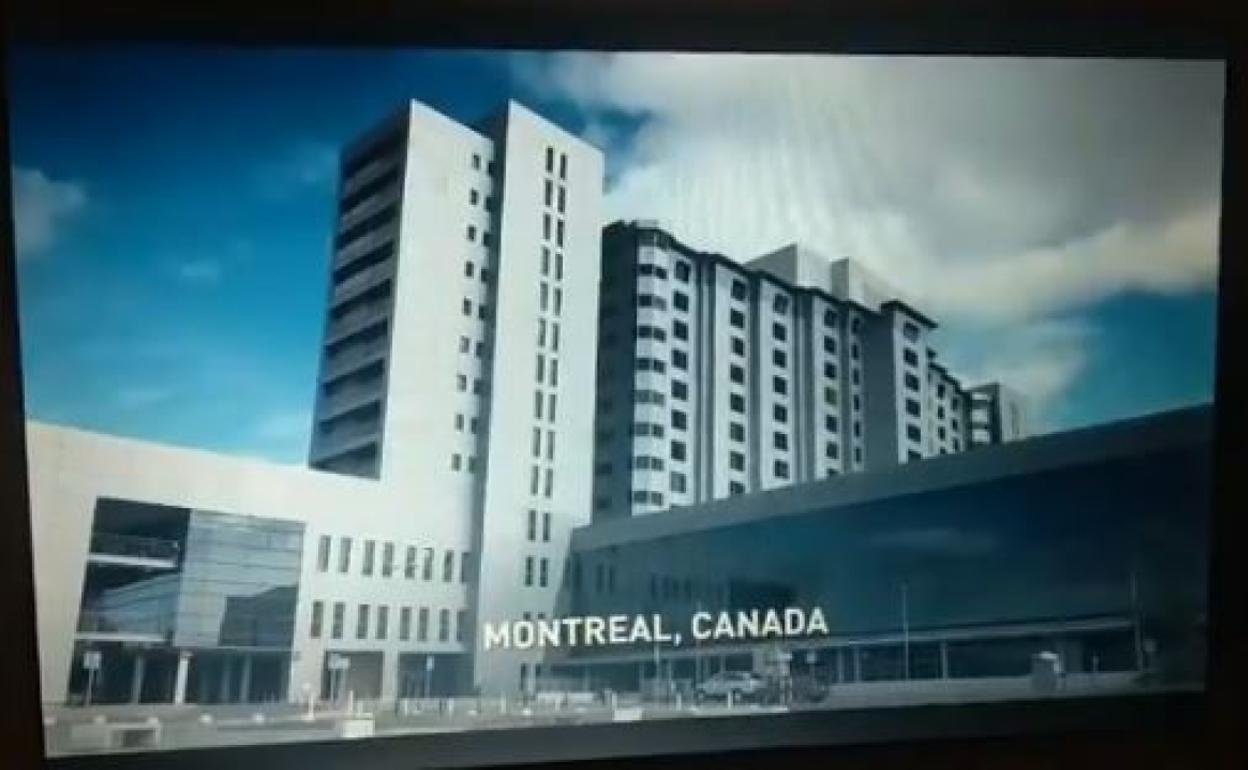 Una de las series americanas utilizó la fachada del Caule bajo el rótulo de Montreal.