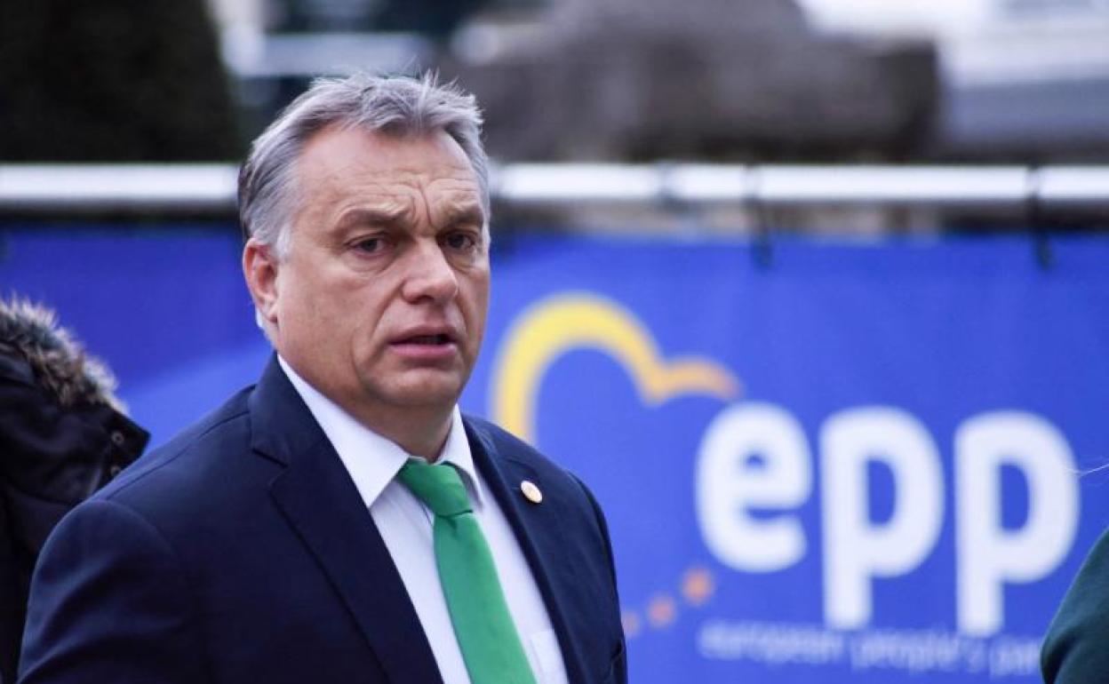 Victor Orban, primer ministro de Hungría. 