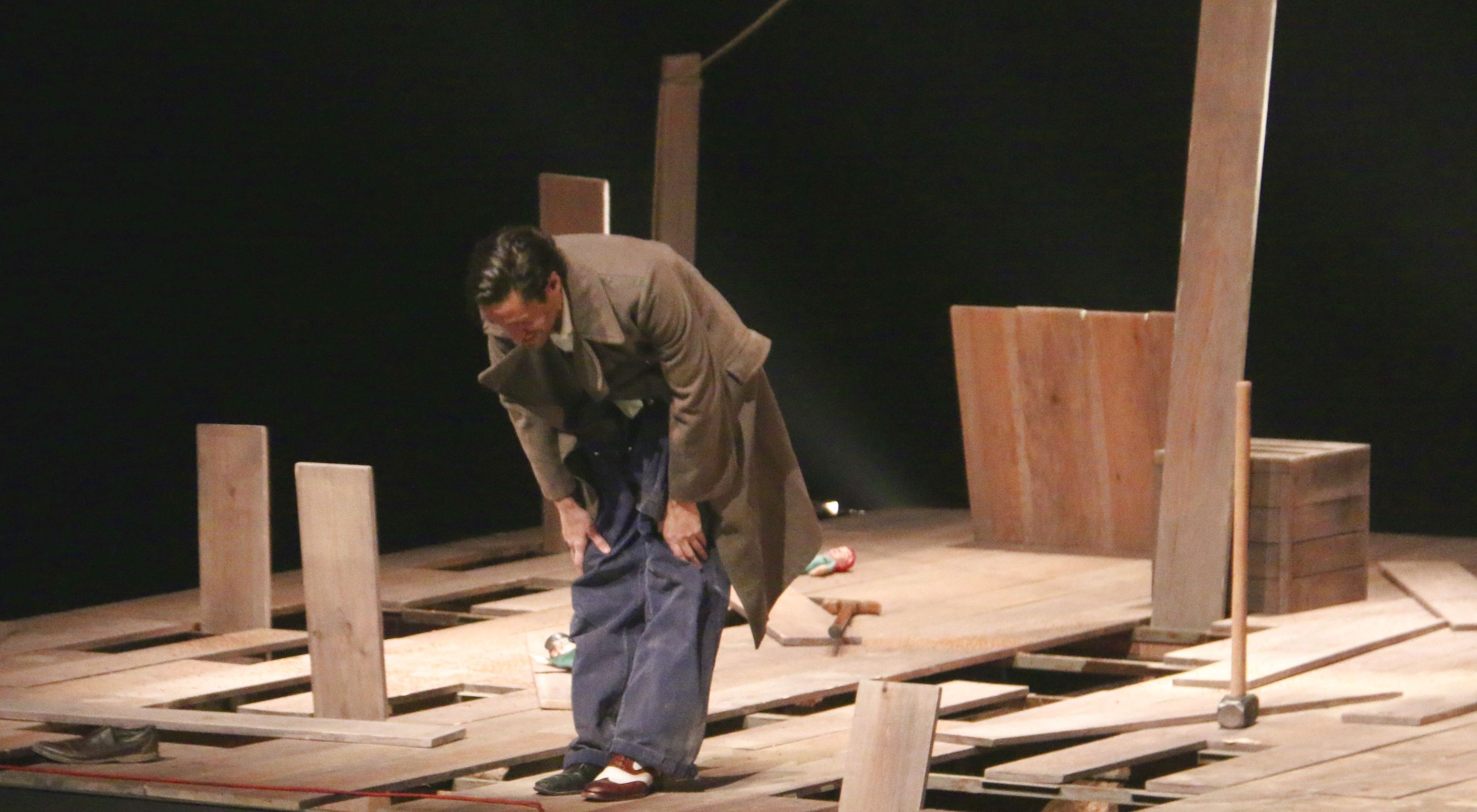 El actor Juan Diego Botto en el Auditorio de León.