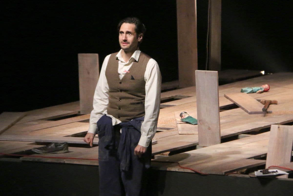 El actor Juan Diego Botto en el Auditorio de León.