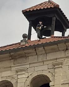 Imagen secundaria 2 - El Maragato vuelve a la torre de la Iglesia de San Pedro. 