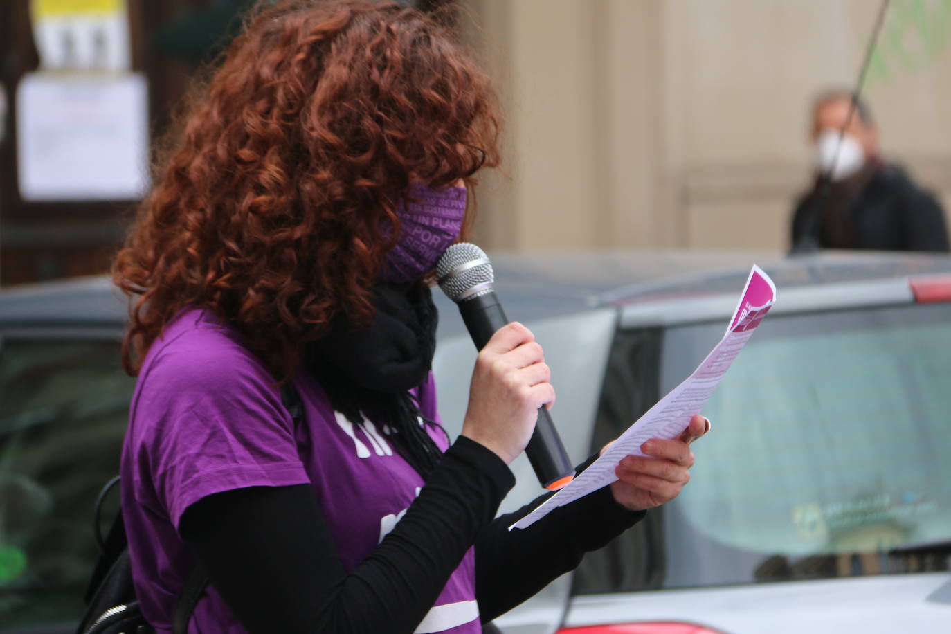 Fotos: Concentración de sindicatos por el 8M