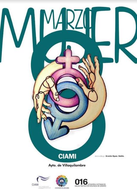 Imagen - Cartel del 8M del Ayuntamiento de Villaquilambre.