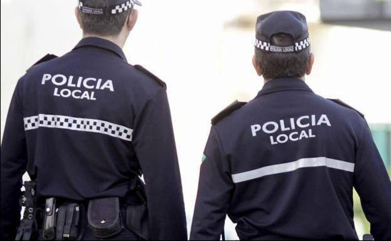 Agentes de la Policía Local de Ponferrada.
