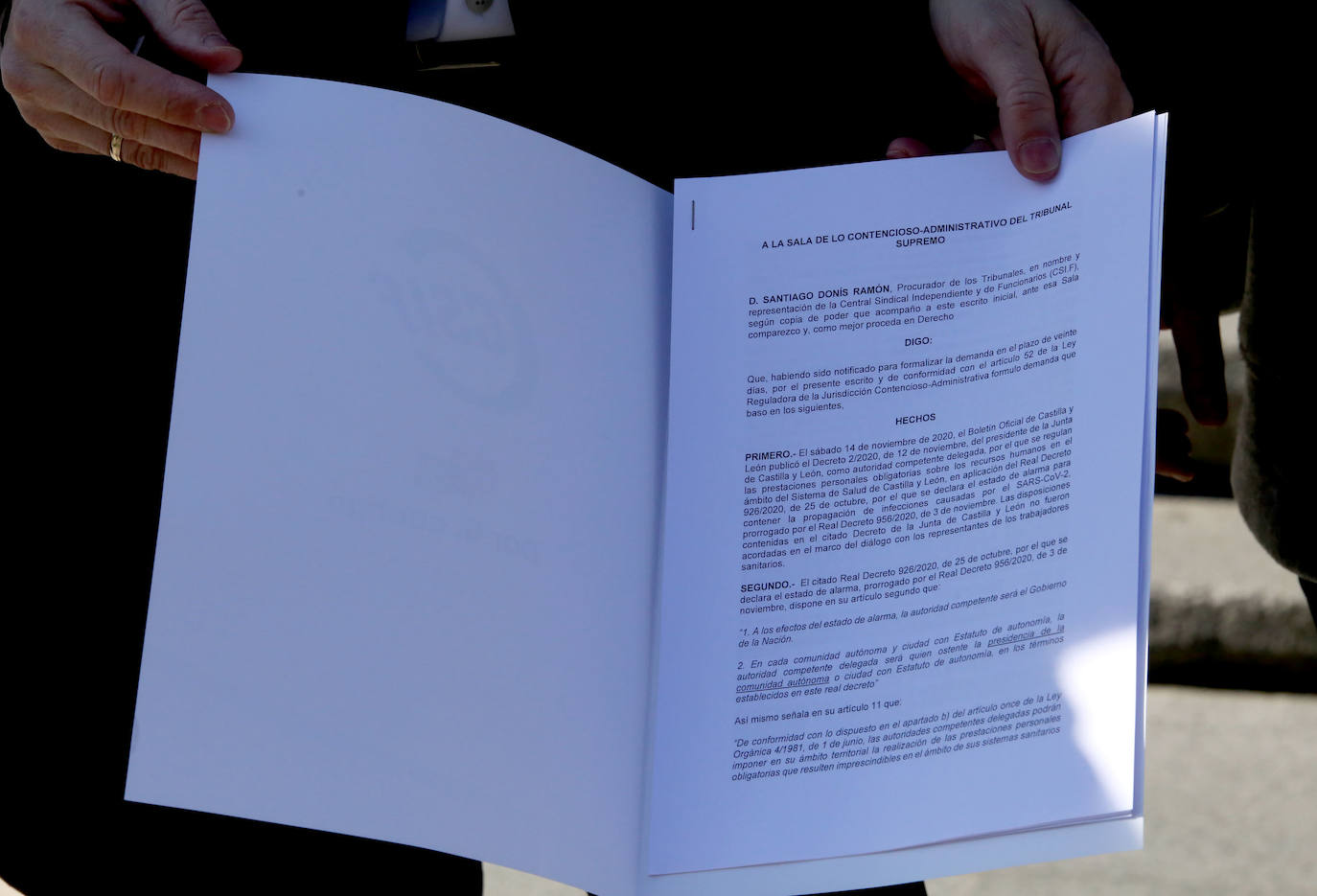 Fotos: CSIF informa de las acciones judiciales contra el «decretazo» sanitario de la Junta