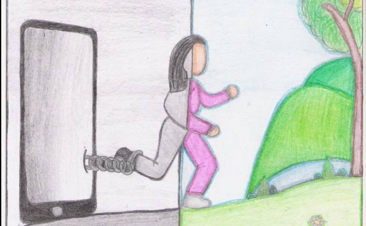 Imagen de uno de los dibujos presentados.