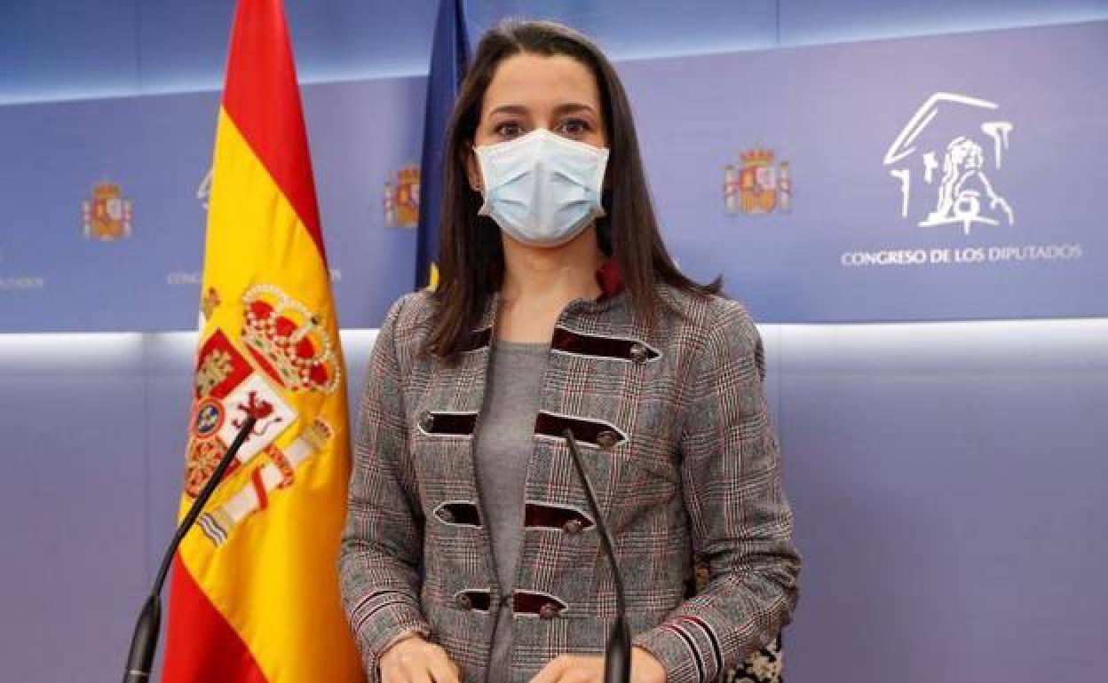 Inés Arrimadas, presidenta de Ciudadanos., en una imagen de archivo.