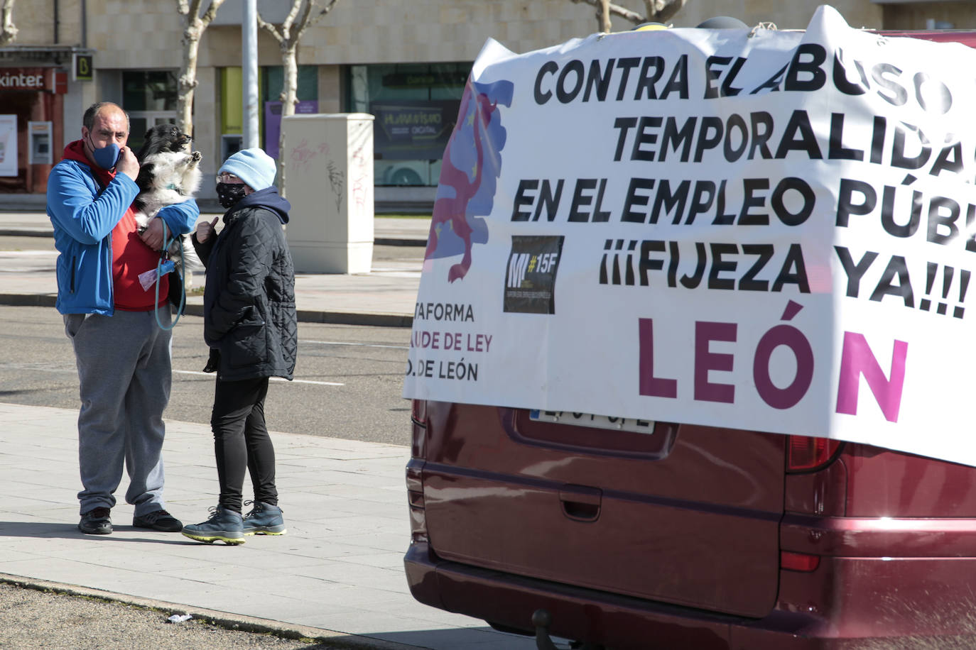 Un momento de la caravana. 