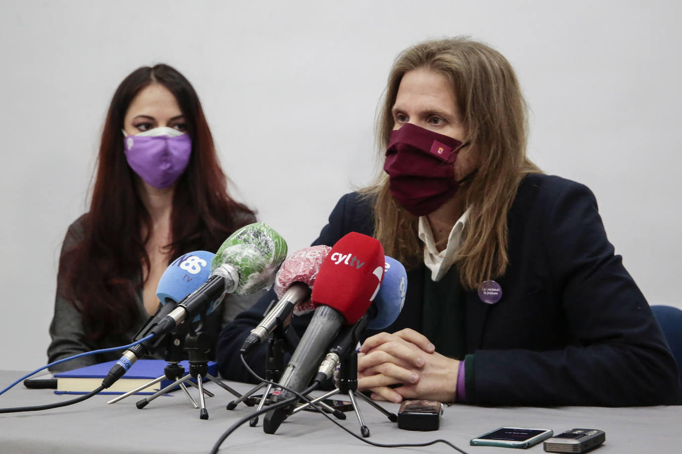 Fotos: Pablo Fernández presenta su candidatura al proceso interno de Podemos Castilla y León