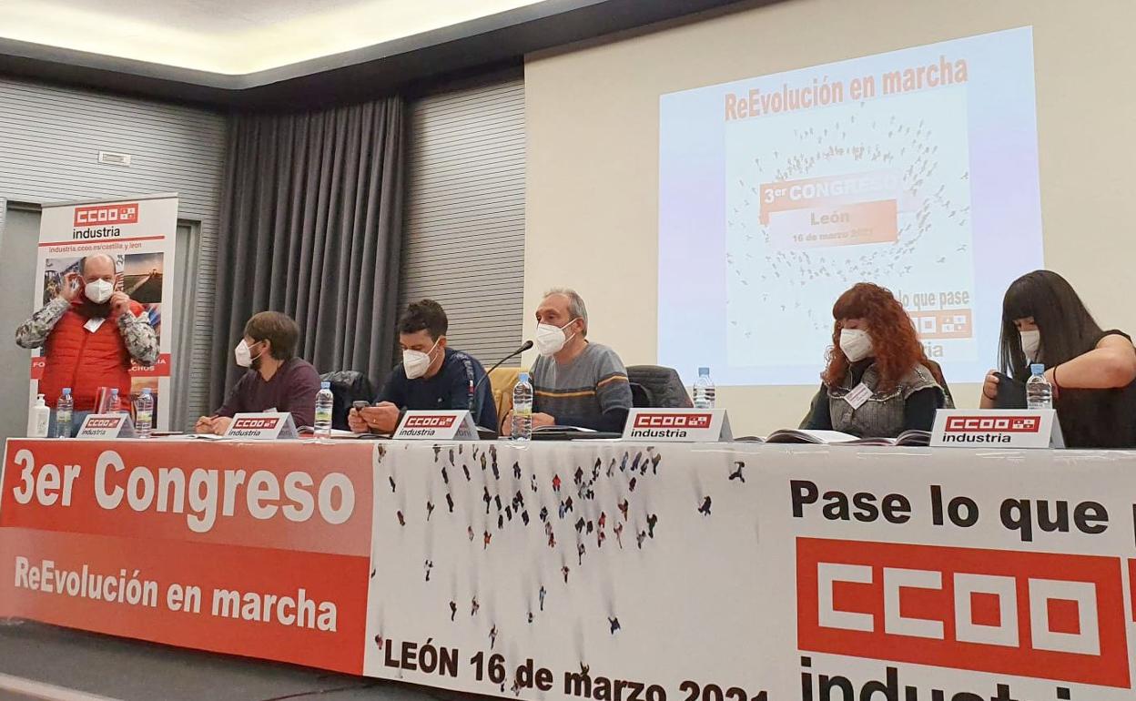 Asamblea Congresual del CCOO de Industria de León.