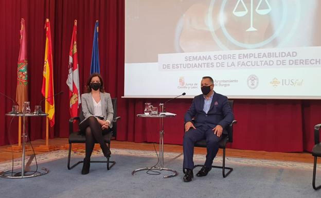 Ana Carlota Amigo, durante la jornada. 