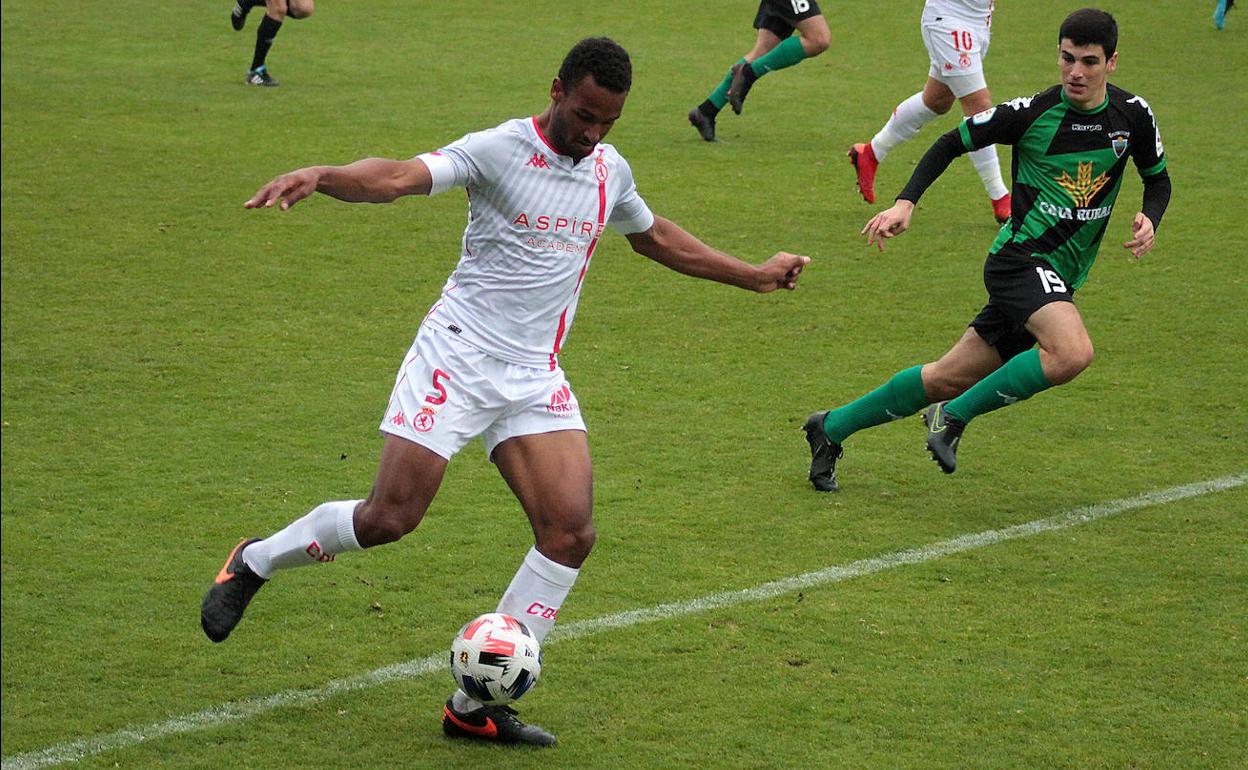 Sebas Lauture, en un partido con el Júpiter.