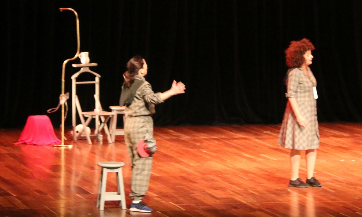 Una escena de la obra en El Auditorio Ciudad de León.