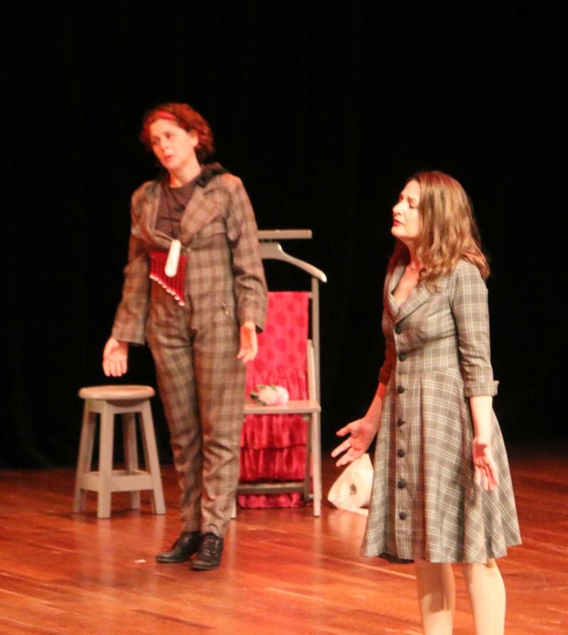 Una escena de la obra en El Auditorio Ciudad de León.