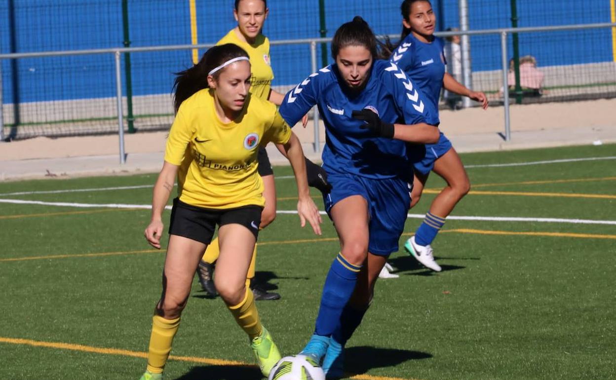 Un lance del partido de ida entre Olímpico y Getafe disputado en León.