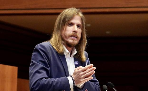 Pablo Fernández, procurador de Podemos. 