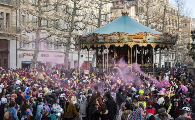 Carnaval en Marsella (Francia).