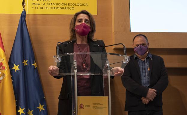 Galería. La ministra Teresa Ribera ha presentado el acuerdo.