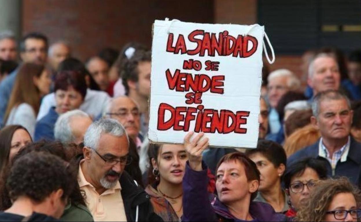 Manifestación por la sanidad. 