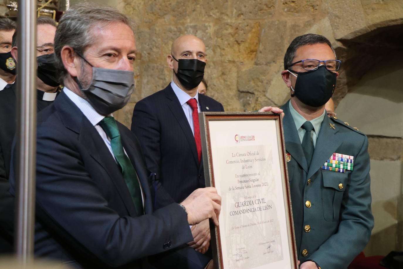 El cuerpo recibe esta distinción de la Cámara de Comercio en el Viernes de Dolores.