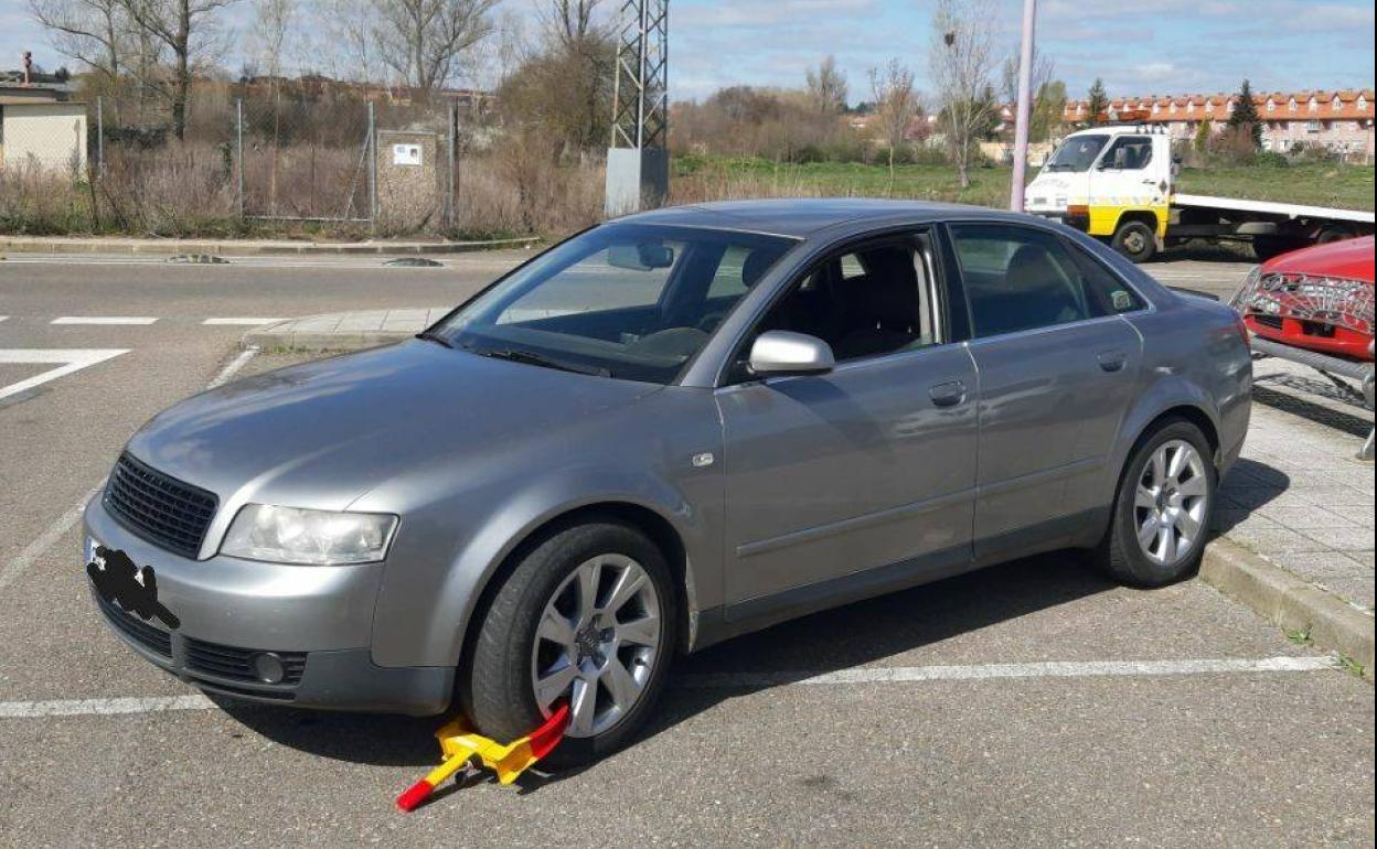 Imagen del vehículo requisado por la Policía Local de San Andrés. 