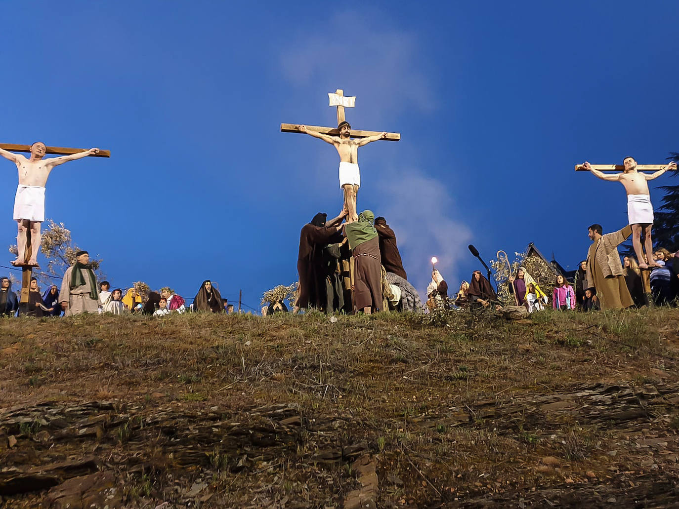 Fotos: Vía Crucis de Jiménez de Jamuz