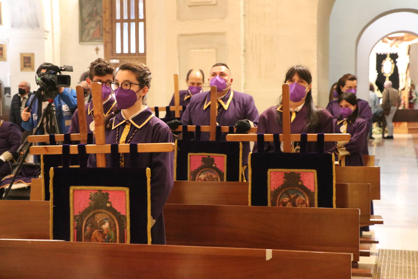 La Cofradía de la Agonía de Nuestro Señor celebra un solemne acto sin su titular.