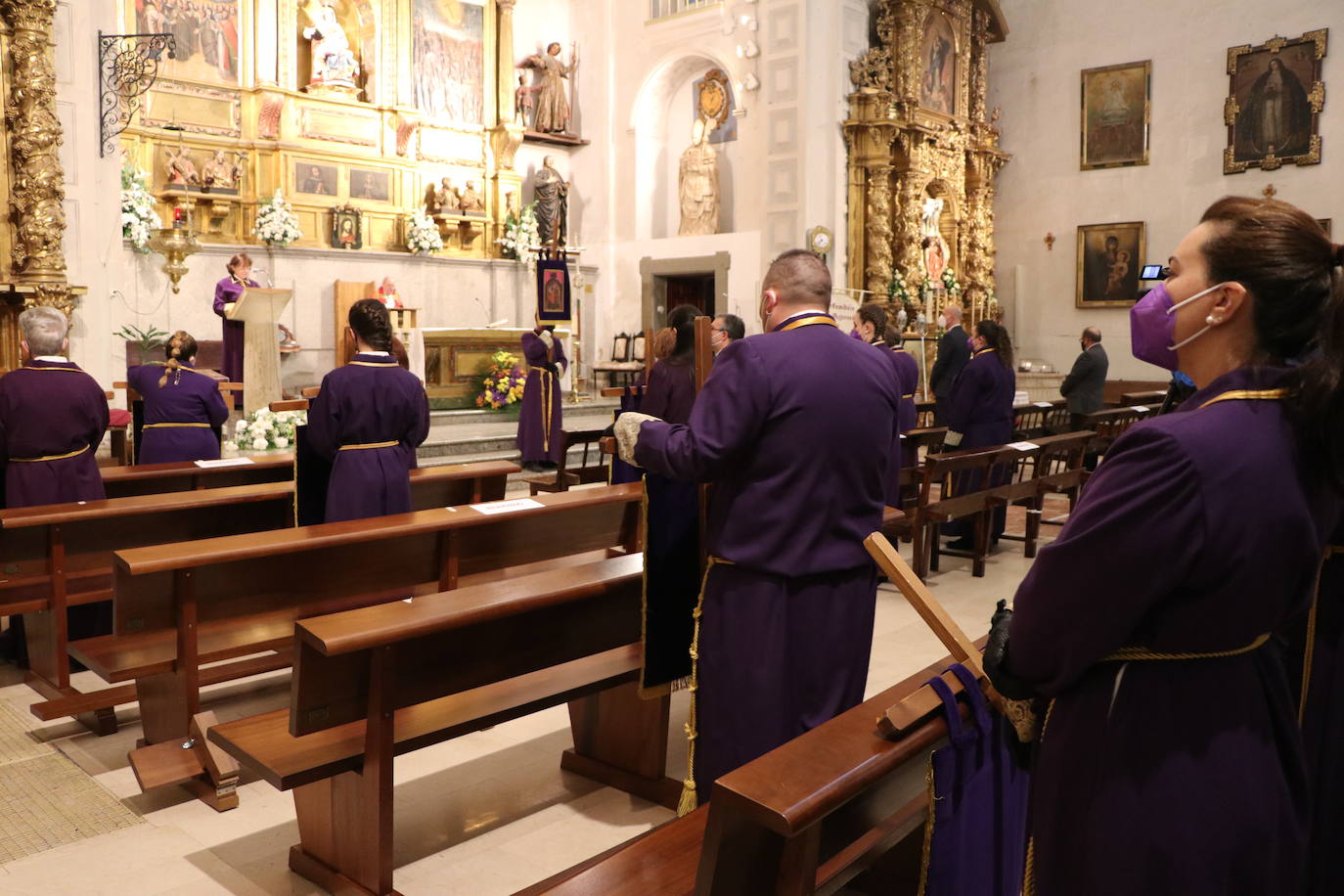 La Cofradía de la Agonía de Nuestro Señor celebra un solemne acto sin su titular.