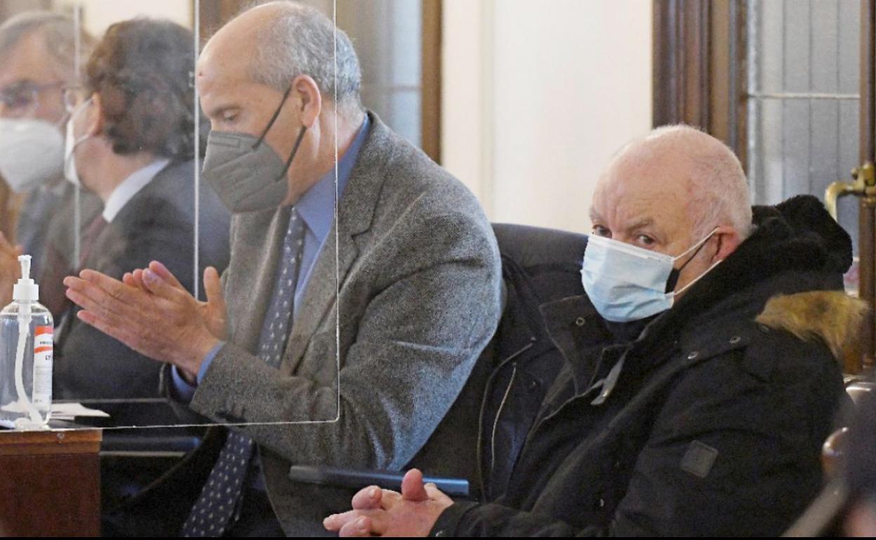 Ángel A.A., durante una de las sesiones del juicio. 