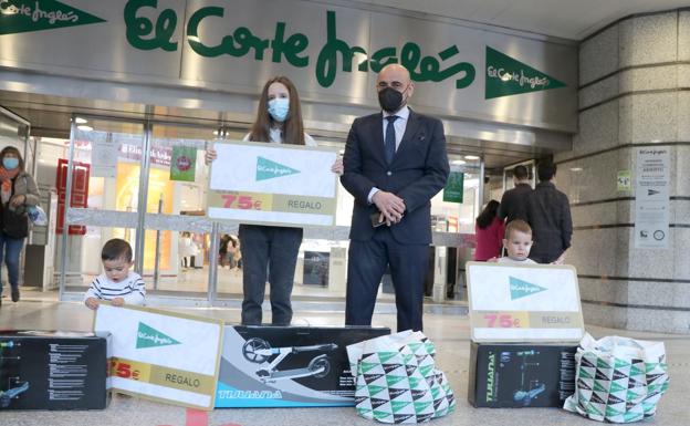 Entrega de los premios en El Corte Inglés.