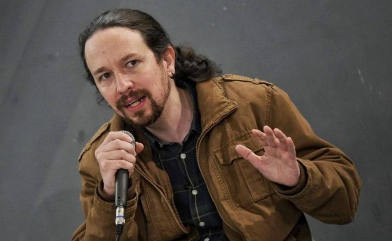 Pablo Iglesias, este sábado, en un acto electoral en Madrid.