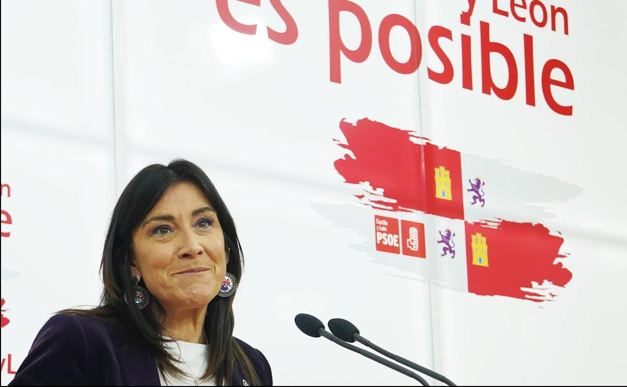 La secretaria de Organización del PSCyL, Ana Sánchez, y la secretaria general del Grupo Socialista, Patricia Gómez, analizan diversos asuntos de la actualidad de Castilla y León.