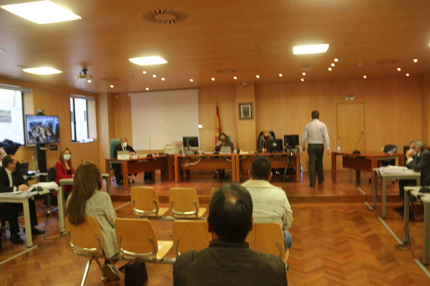 Primera sesión del juicio por la muerte de seis mineros de la Hullera Vasco Leonesa. 