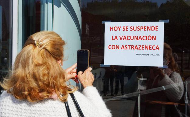 Suspenden la jornada de vacunaciones con AstraZeneca en Castilla y León.