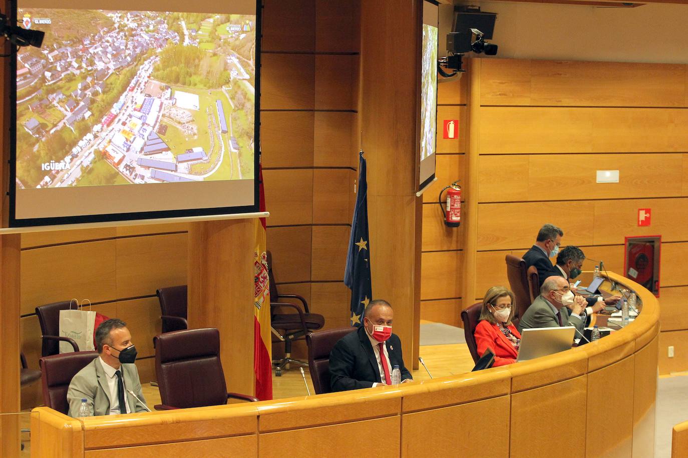 El presidente del Consejo Comarcal del Bierzo reclama en el Senado infraestructuras ferroviarias y de carreteras y de telecomunicaciones al ser la Comarca un lugar «idóneo» para el teletrabajo.