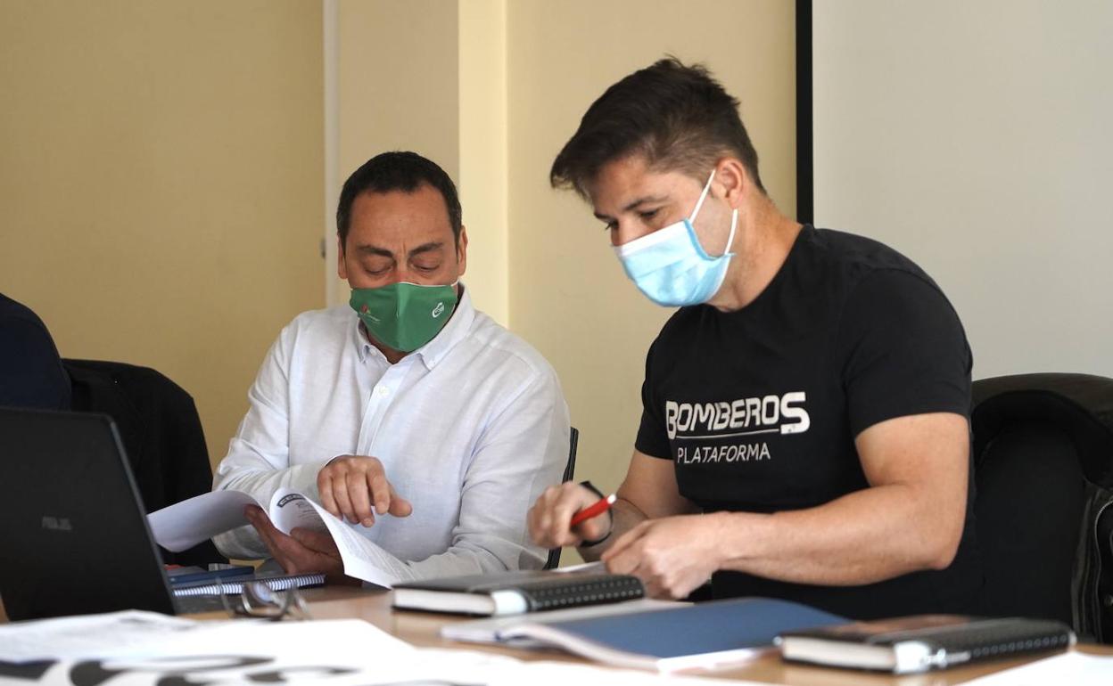 Los bomberos profesionales reclaman un nuevo plan sectorial. 