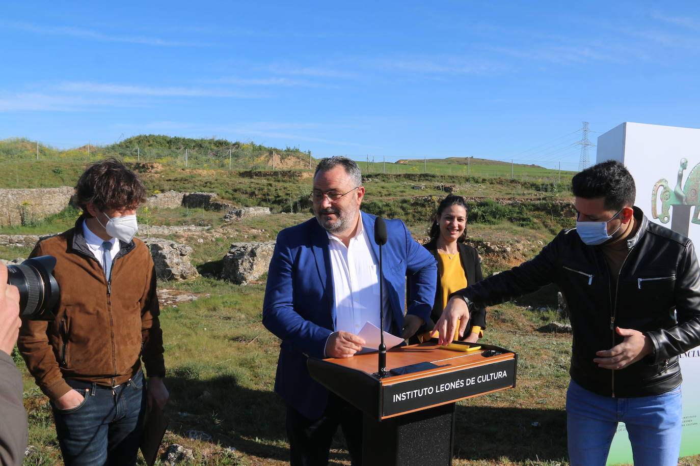 Yacimiento de la cuidad astur-romana de Lancia