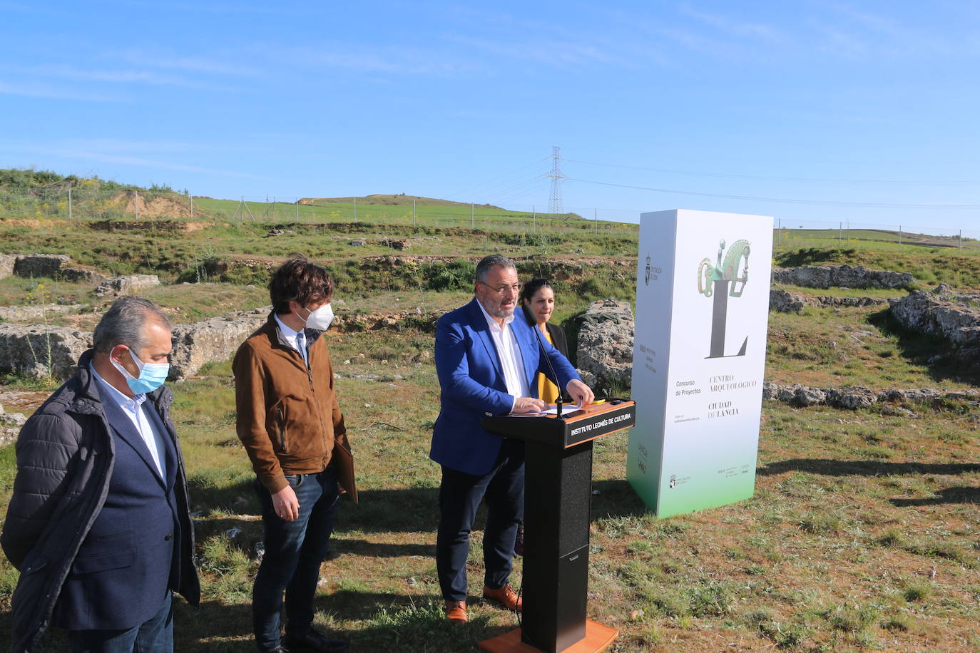 Yacimiento de la cuidad astur-romana de Lancia