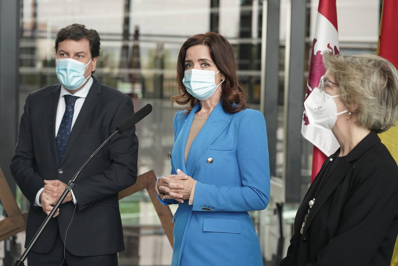 El consejero de Economía y Hacienda, Carlos Fdez. Carriedo, y la consejera de Empleo e Industria, Ana Carlota Amigo, participan en el Consejo de Internacionalización Empresarial de Castilla y León.