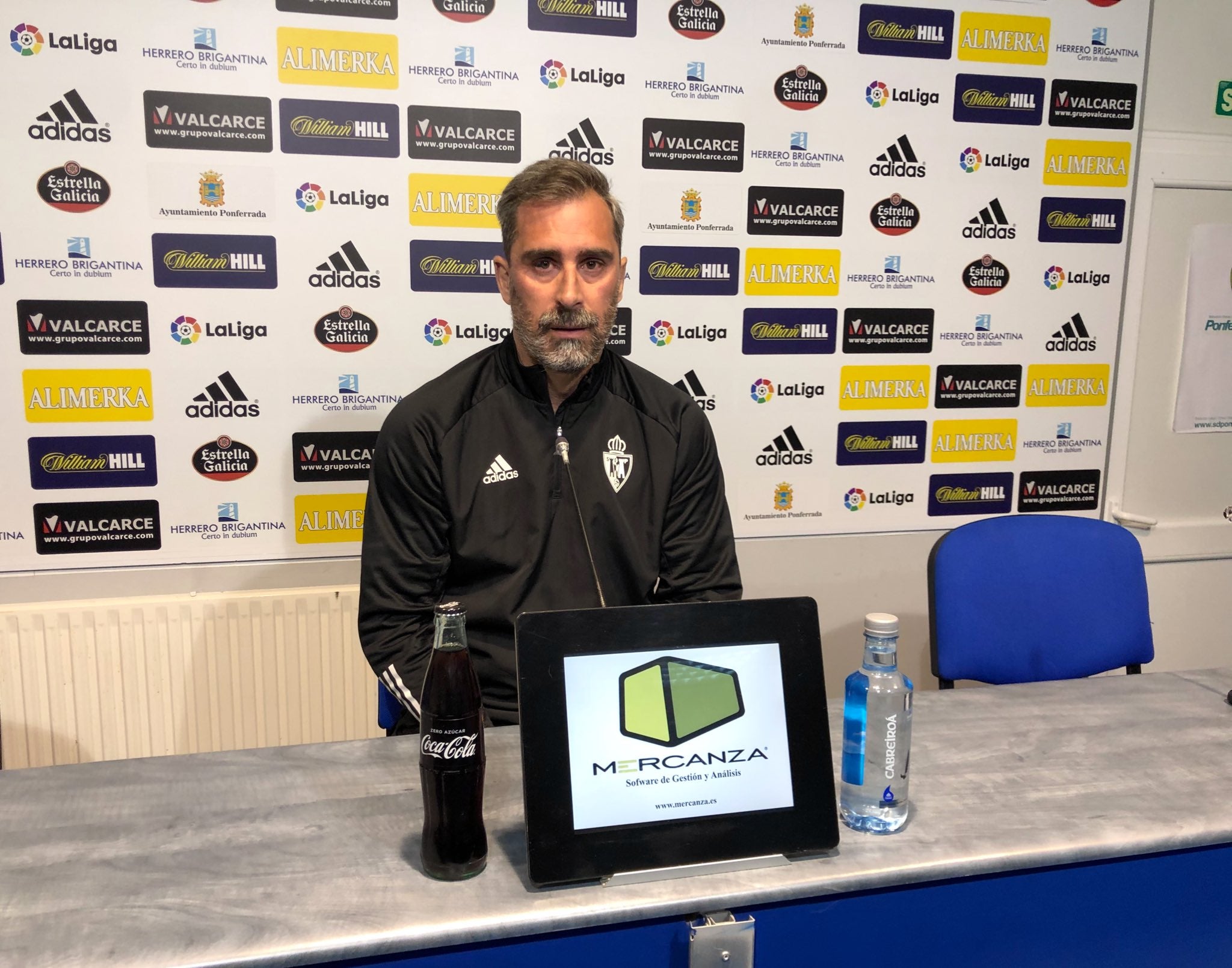 Jon Pérez Bolo, en sala de prensa.