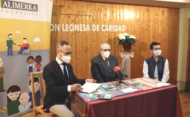 Imagen de la colaboración de la Fundación Alimerka con la Asociación Leonesa de la Caridad. 