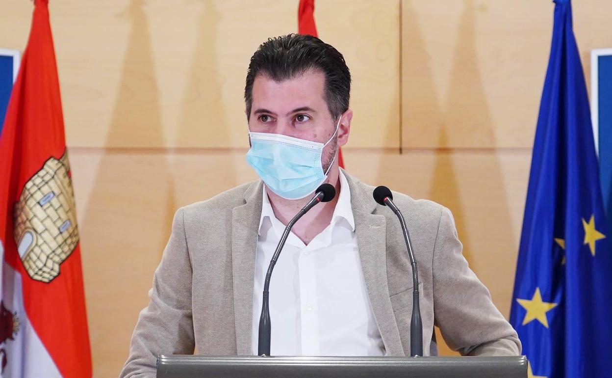 El portavoz del Grupo Parlamentario Socialista, Luis Tudanca.